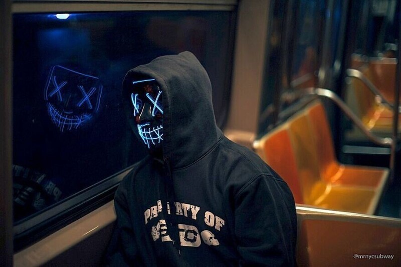Кого только не увидишь в метро в Нью-Йорке!
