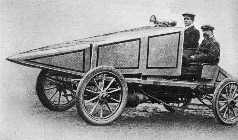 И гоночный автомобиль от General Motor Car Co. Ltd,  1902 - 1903