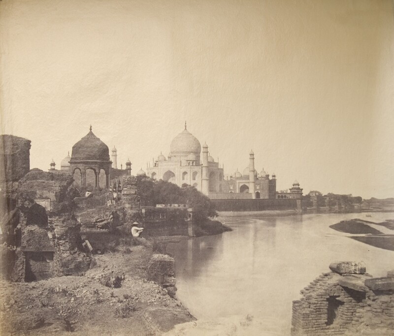 ПервыйфотоснимокТадж-Махала, 1855 г.