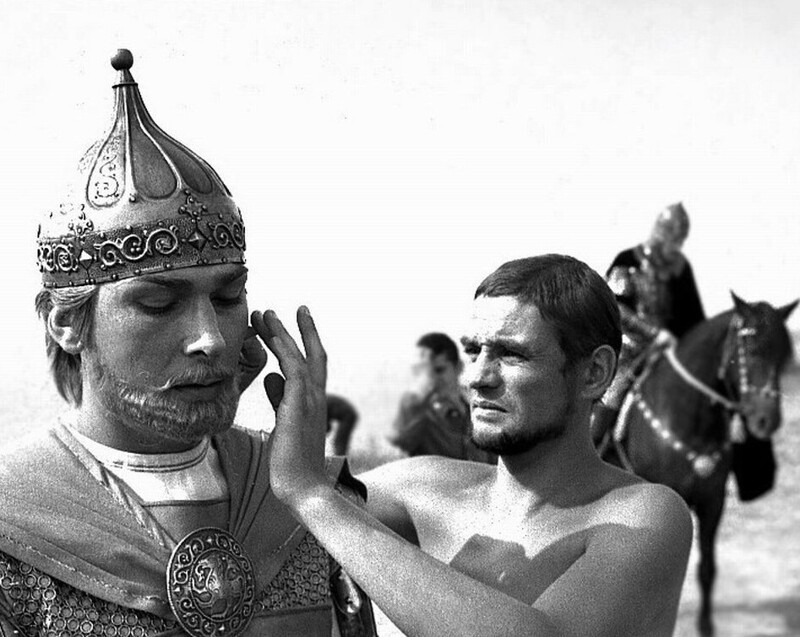 Валерий Козинец на съёмках «Руслан и Людмила», 1972 год