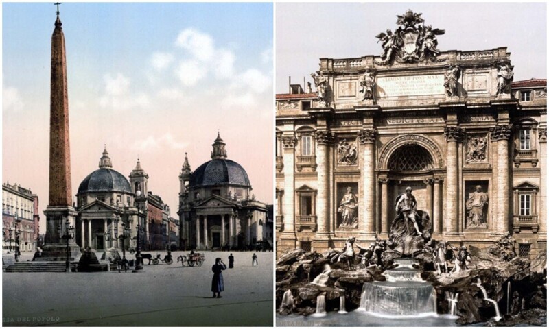 Вечный город: редкие раскрашенные снимки Рима 1890-х годов