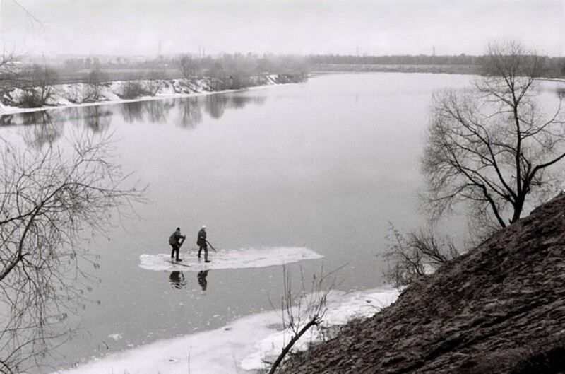 «Два капитана». Фотограф Валерий Усманов. Москва, 1992 год