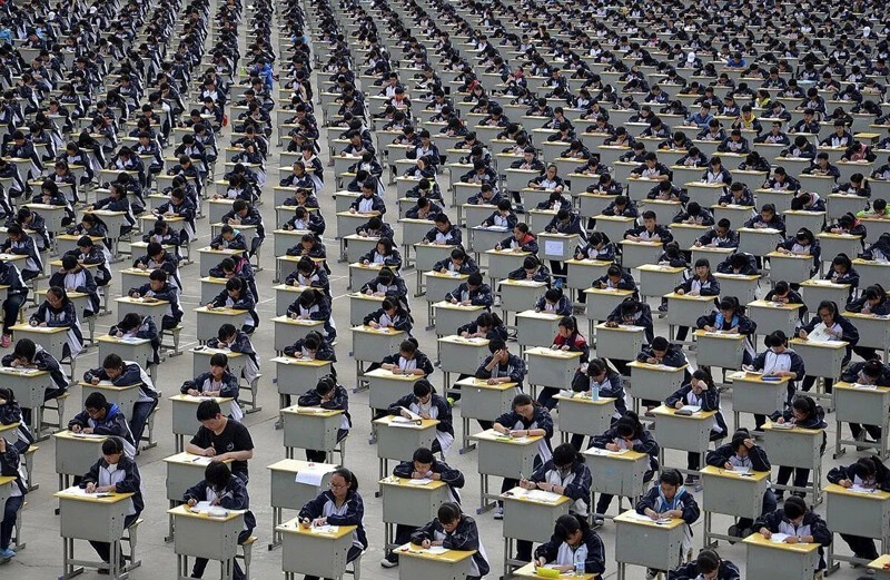 Экзамены в старшей школе в провинции Шаньси. (Reuters)