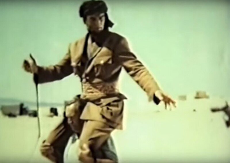 Помощник режиссера иногда заменял коня для Кахи Кавсадзе на съемках фильма «Белое солнце пустыни», 1968 год