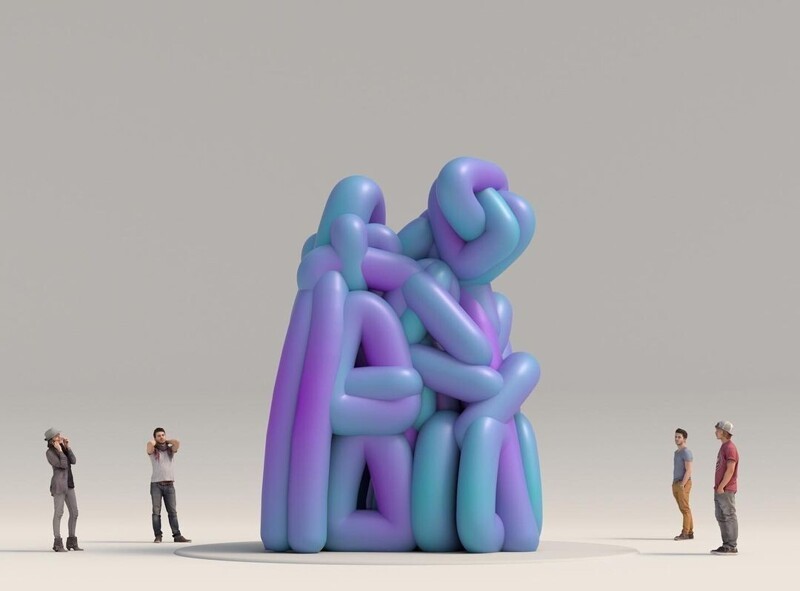 Взгляните на самые яркие цифровые работы скульптора: