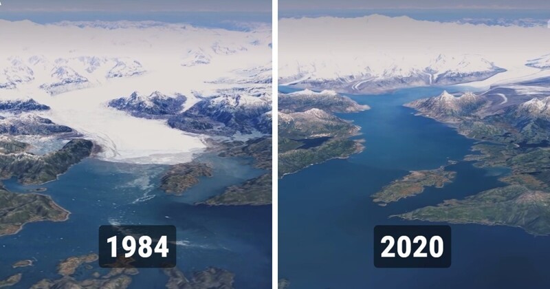 Как изменилась нашла планета с 1984 по 2020 год