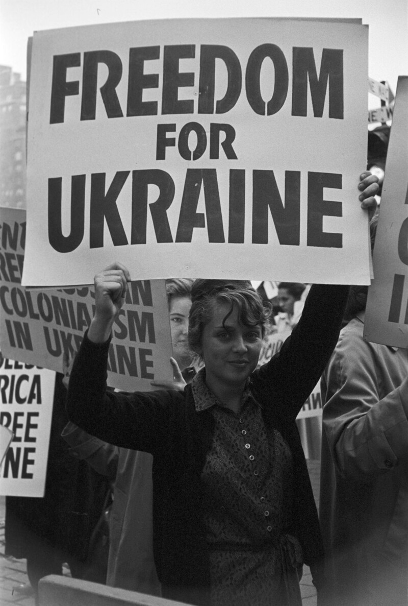 1960. Демонстрация в Нью-Йорке против приезда Никиты Хрущева. 21 сентября. Фоторепортаж