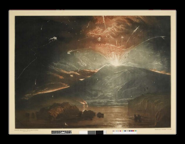 Уильям Тёрнер, "Извержение вулкана Суфриер 30 апреля 1812 года"