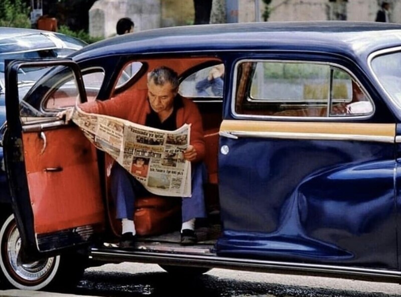 Стамбульский таксист. Турция, 1980-е