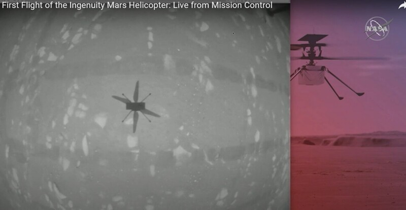 Сегодня - День рождения марсианской авиации! Марсианский вертолёт Ingenuity взлетел!