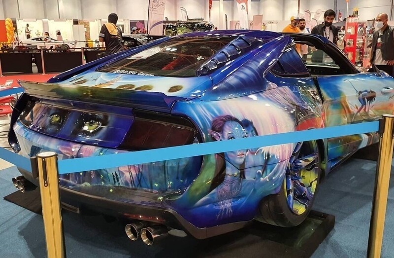 Ford Mustang в стиле блокбастера «Аватар» победил на тюнинг-шоу в Дубае