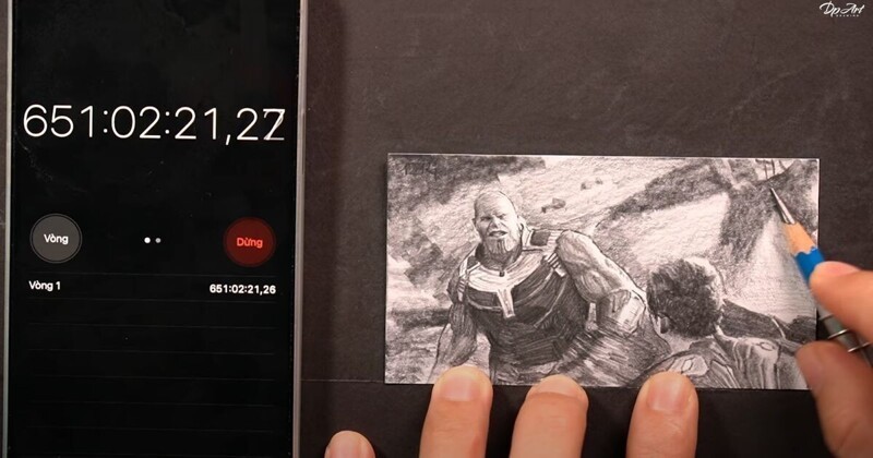 Известную сцену из «Мстителей» перенесли на 1 400 бумажных листов