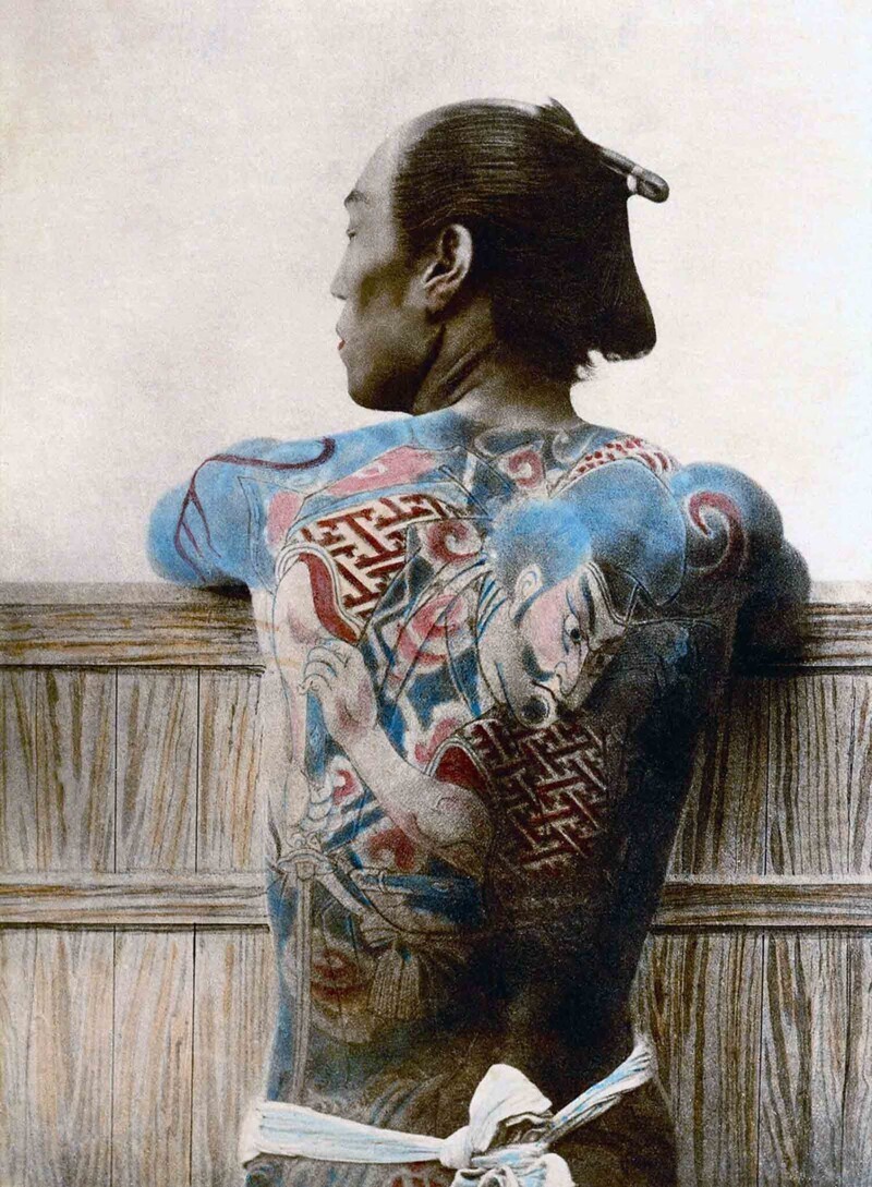 Татуированный самурай, 1882 г.