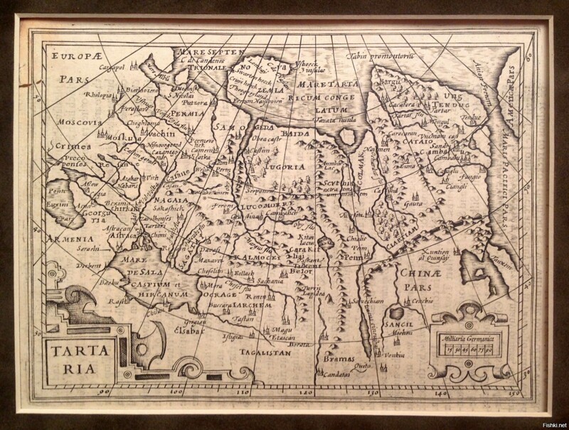 4. на карте Меркатора 1650г указана Астрахань (многих современных крупных городов нет и в помине) 
