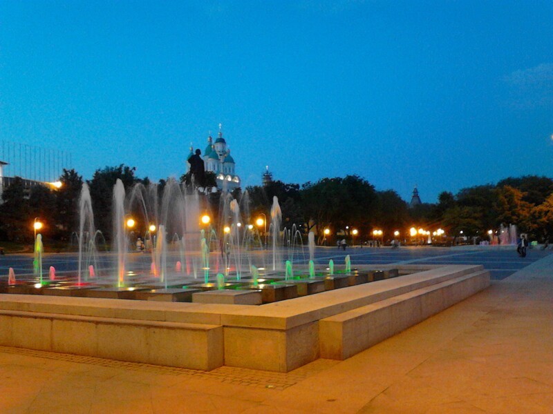 площадь Ленина вид на Кремль