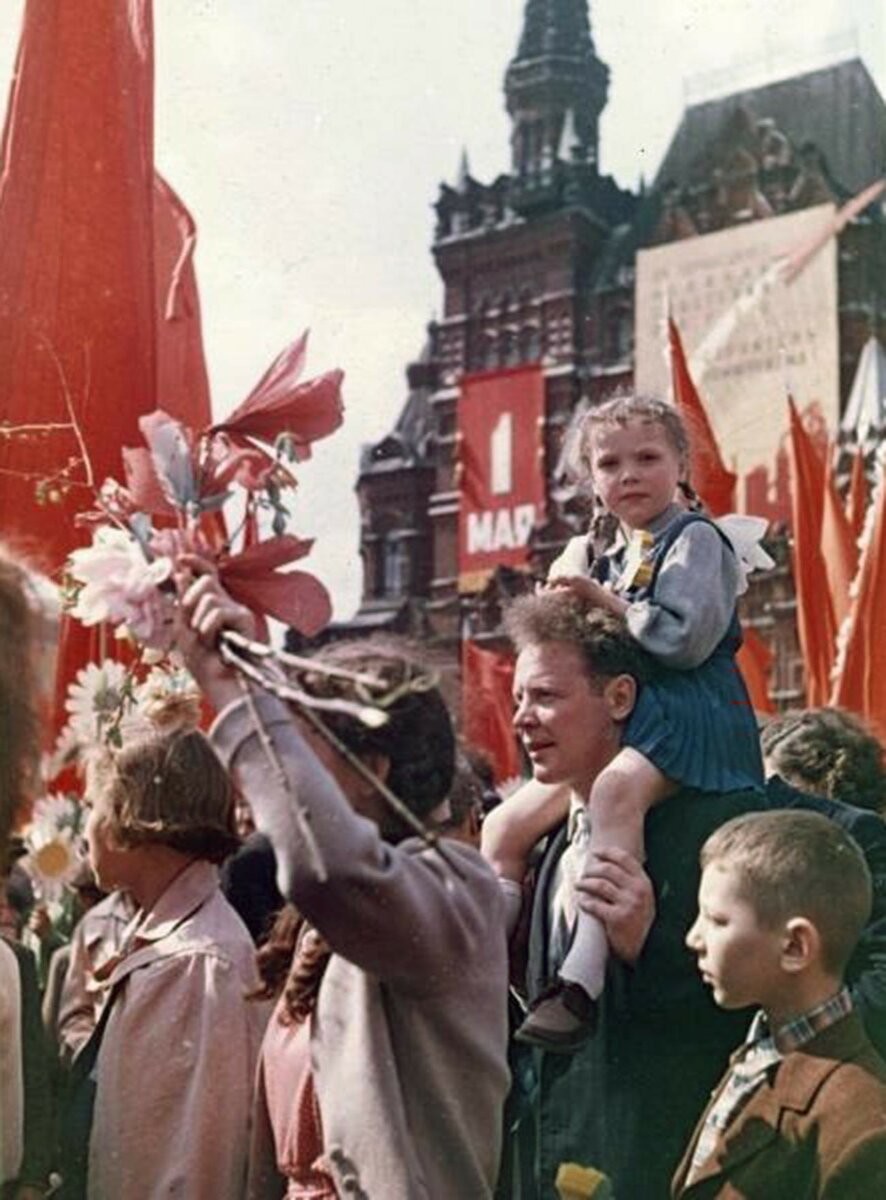  Первомайская демонстрация на Красной площади, 1954