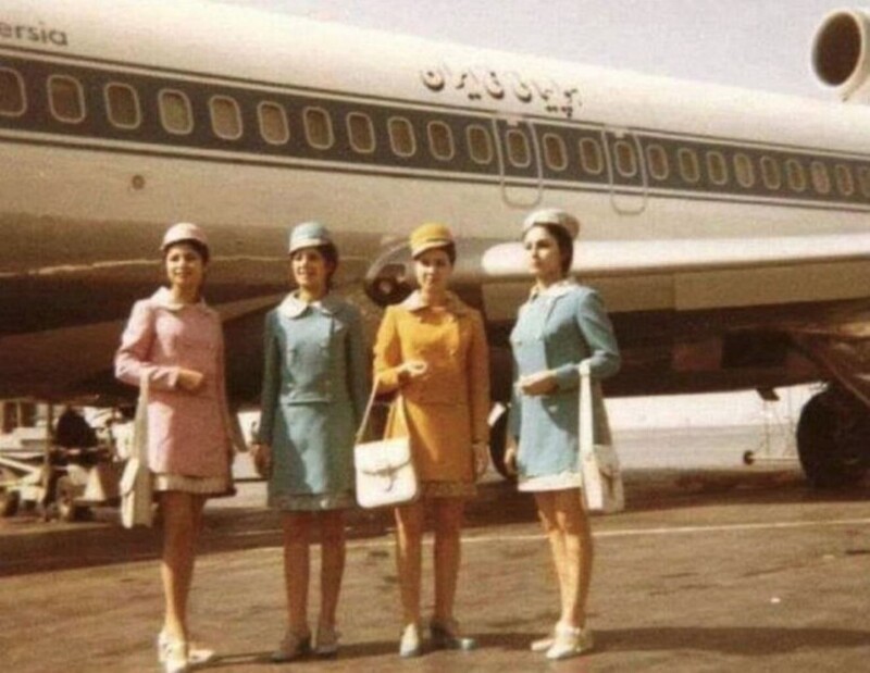 Иранские стюардессы до Исламской революции