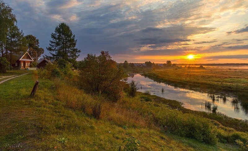 Красивые пейзажи сельской местности