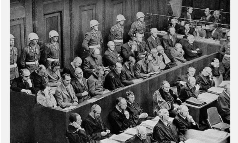 Руководители «И.Г.Фарбениндустри» во время Нюрнбергского процесса -1946 год