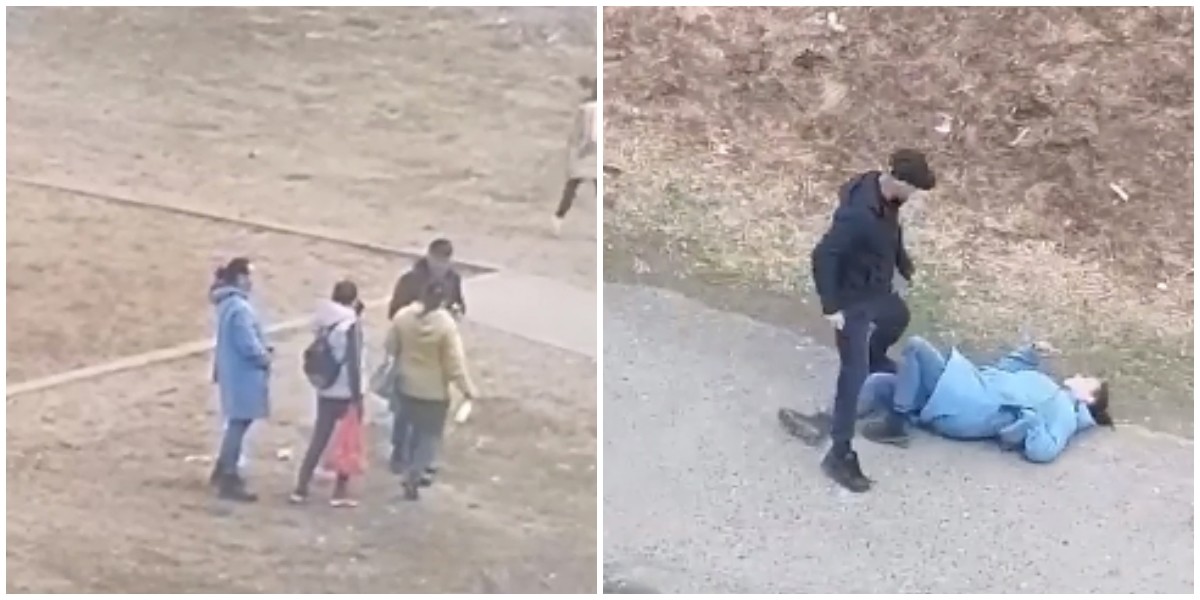 В Пермском крае сняли на видео пьяную мать, которая еле держалась на ногах