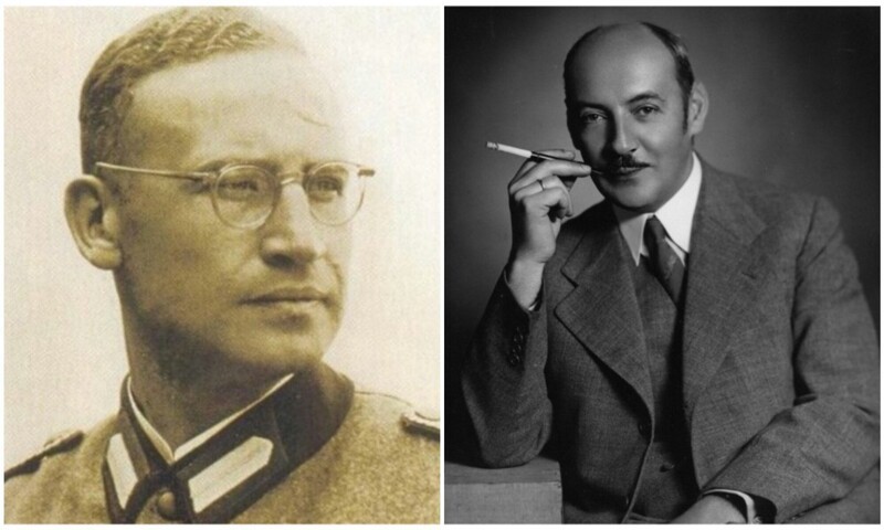 Хайнц Гейдрих (слева) и Альберт Геринг (справа)