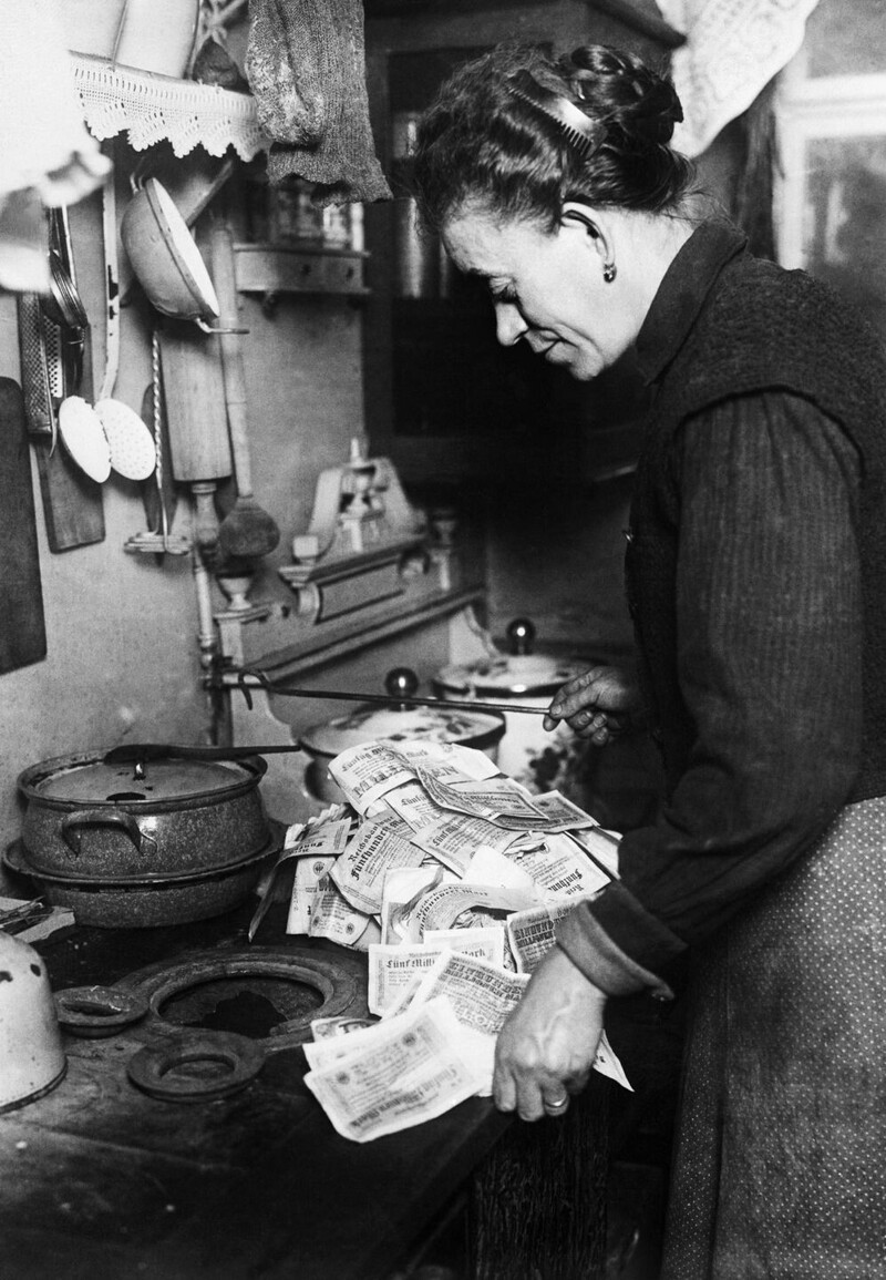 Исторические снимки Германии во времена гиперинфляции в начале 1920-х