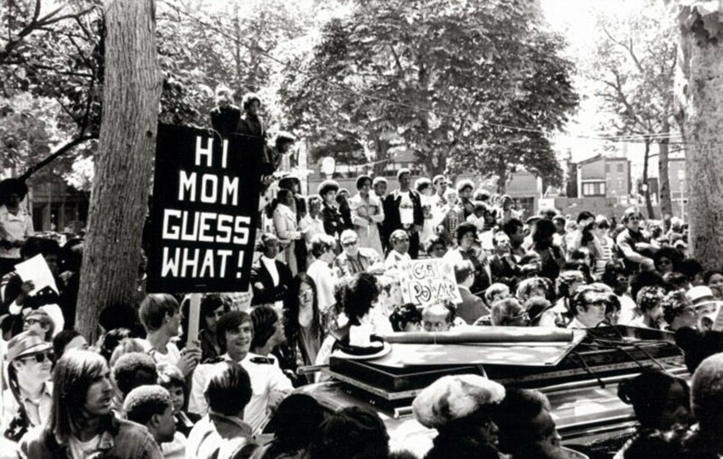 "Привет, мам, что расскажу!" Первый гей-парад в Филадельфии, июнь 1972 года