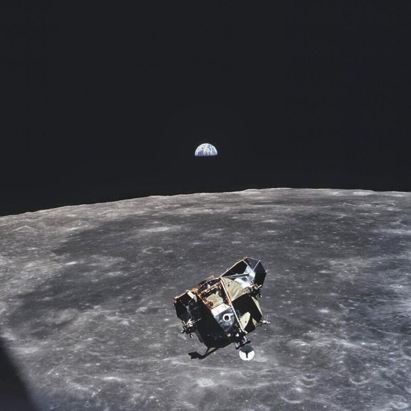 9. Фотография сделана астронавтом Майклом Коллинзом (1969 г.)
