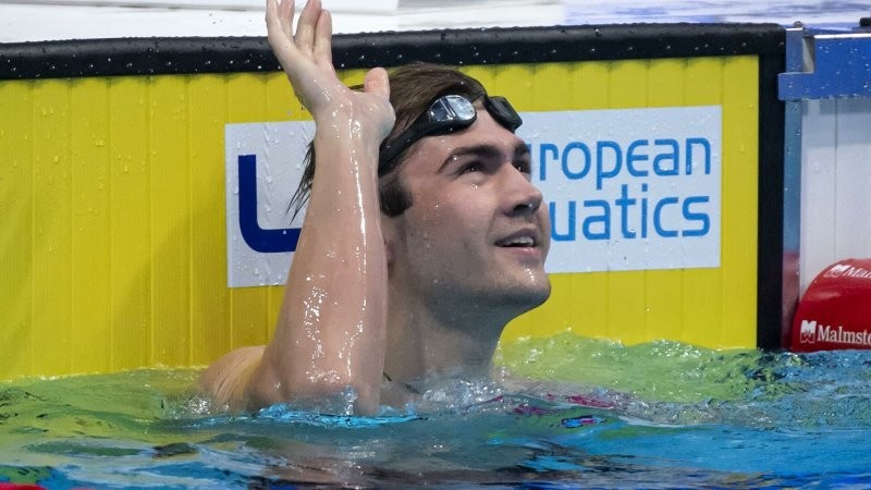 Российский пловец дважды побил мировой рекорд на чемпионате Европы