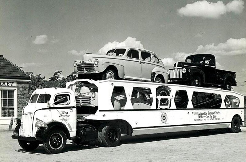 Перевозка автомобилей. США, 1950-е