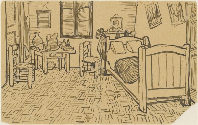 Спальня, 1888 г.