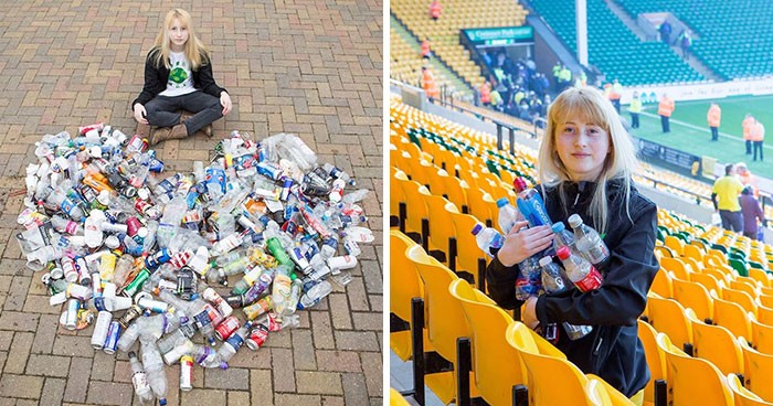 8. 13-летнюю девочку травили одноклассники за то, что она подбирает мусор. Несмотря на травлю, она собрала тысячи литров мусора, большую часть которого отправила на переработку, и стала амбассадором WWF