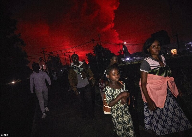 В Конго произошло извержение вулкана Ньирагонго