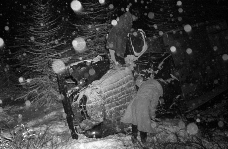 1958. Зима на Колыме, На трассе, декабрь