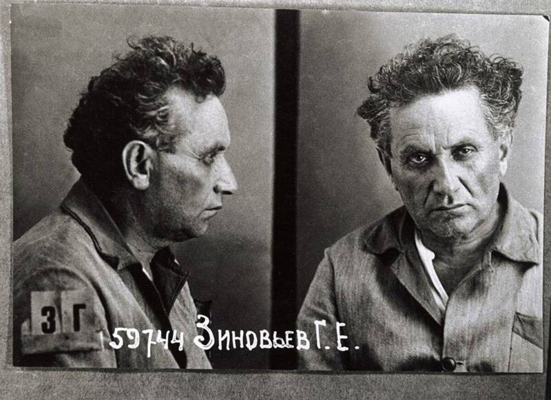 Тюремное фото Григория Зиновьева, август 1936 г.