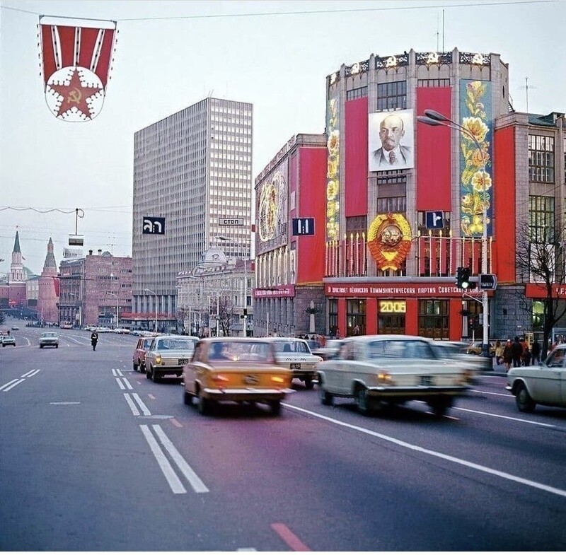 Москва , улица Горького , 1978 год