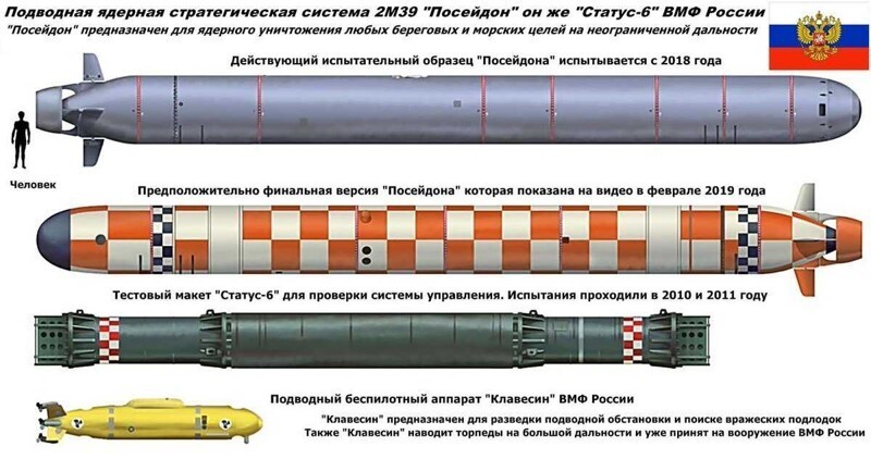Американским военным удалось обнаружить у побережья США беспилотный подводный аппарат, напоминающий российский «Статус-6».