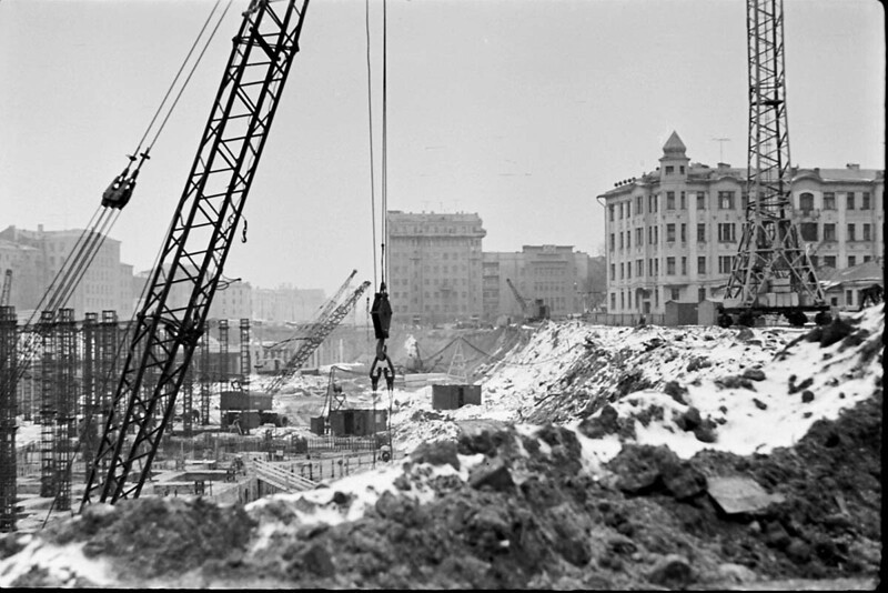 1964. Москва. Строительство Нового Арбата