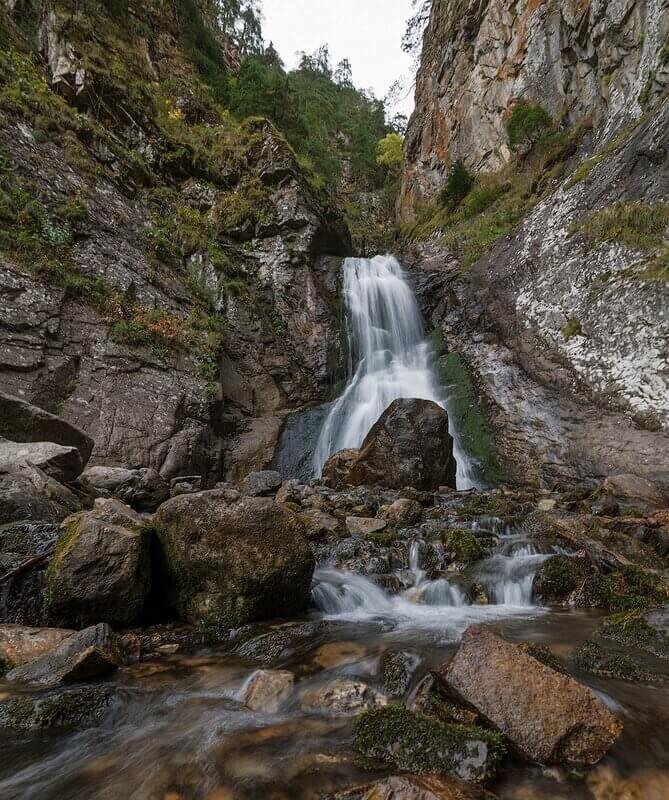 Водопад шумка теберда фото