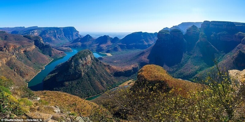 Каньон реки Блайд, в Мпумаланге, восточная Южная Африка.