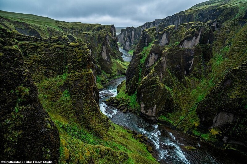 Фьядраргльюфур, Исландия