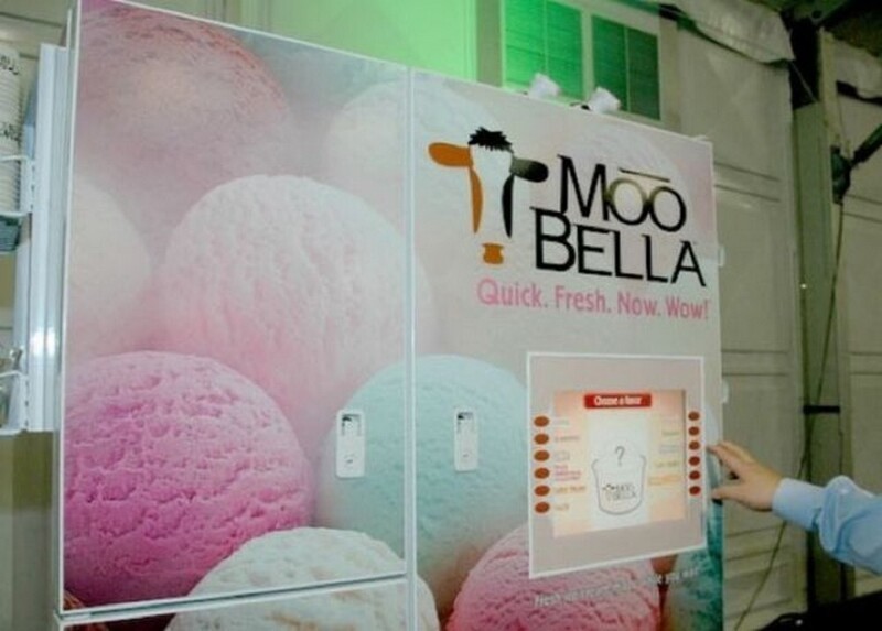 Торговый автомат с мороженым в США