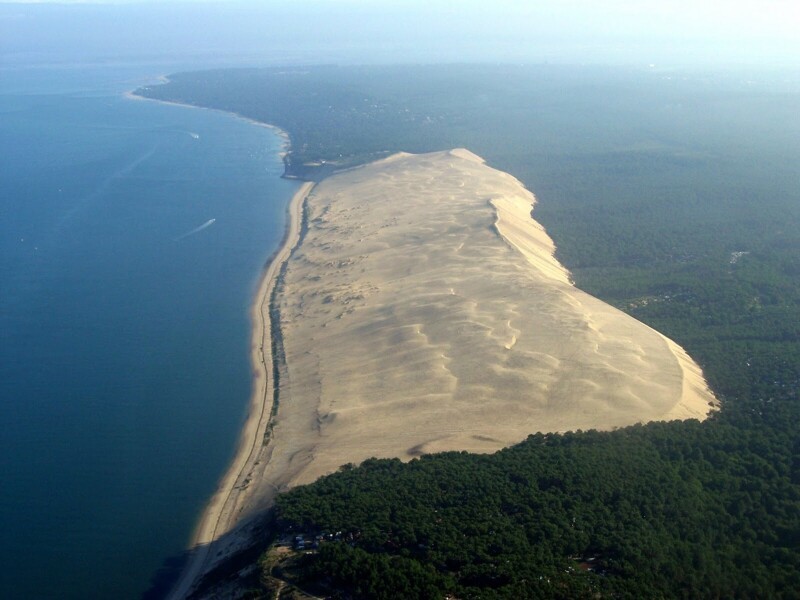 Дюна Пила - самая большая песчаная дюна в Европе, которая находится во Франции