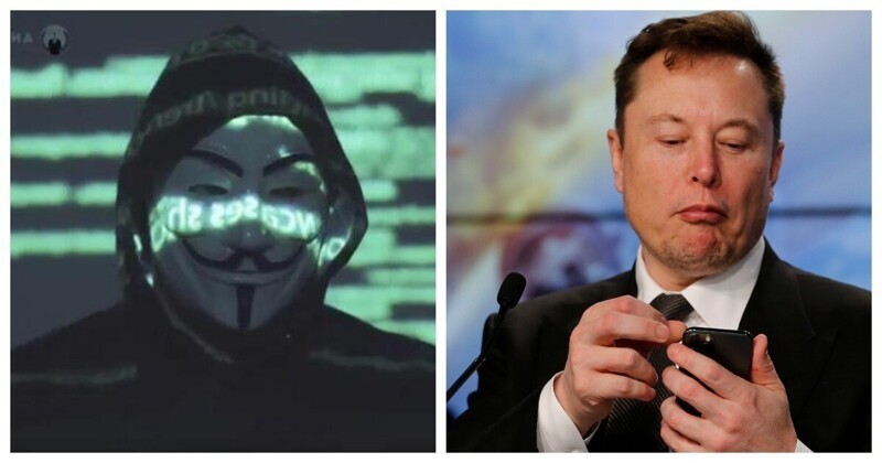 Хакеры из Anonymous объявили Илону Маску войну