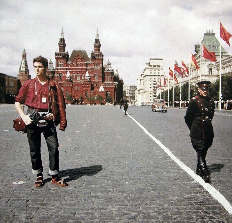 Москва 1950-ых на цветных фотографиях