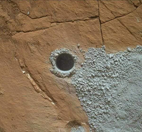 3. Пробуренная скважина на Марсе