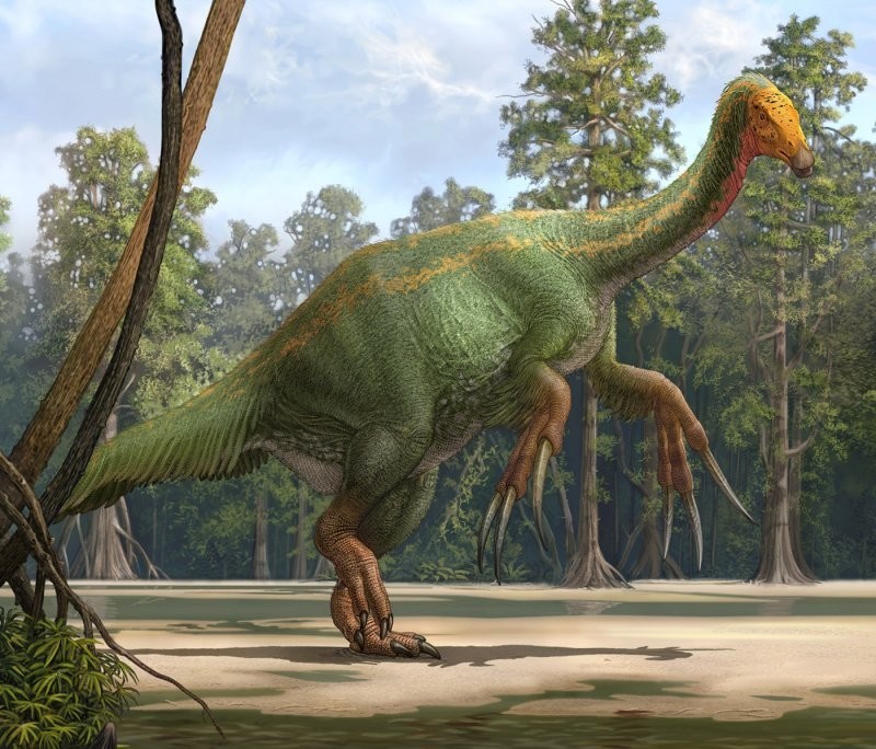 Теризинозавр - динозавр-косарь