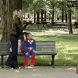 Потому что супермен