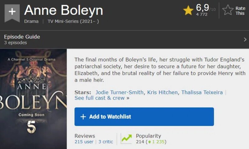 Обнулили, накрутили: киносайт IMDb исправил рейтинг сериала с темнокожей королевой Англии