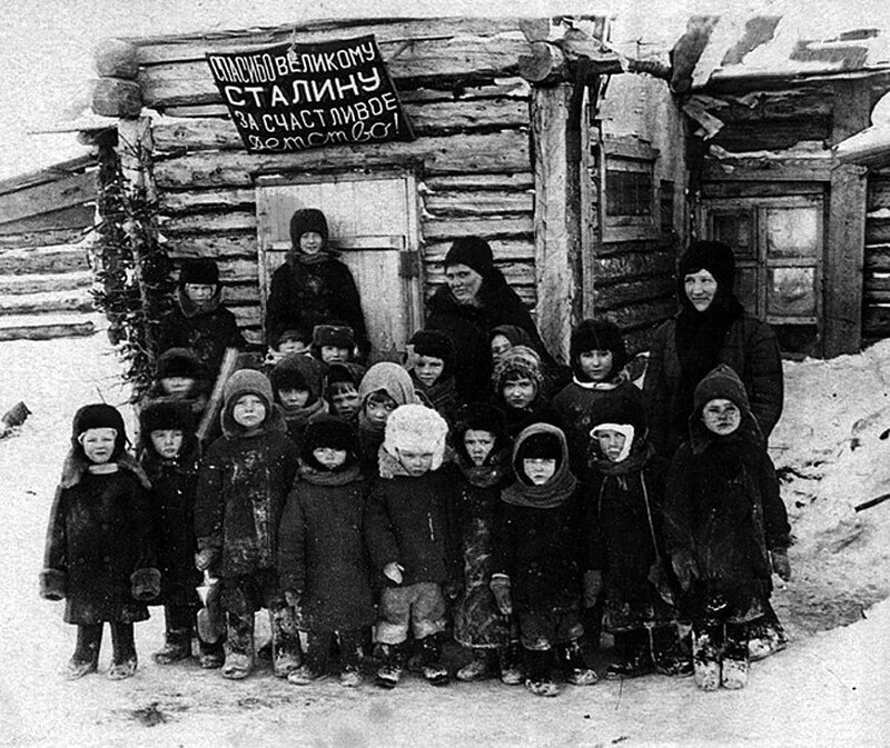 Детский сад в Норильске , 1935 год .